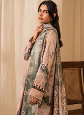 Izabel by Aabyaan Embroidered Linen Suit Unstitched 3 Piece - ABY24IZ AZ-06 ZARA